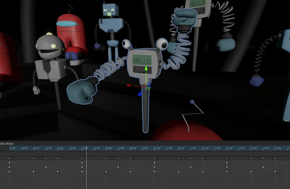 Animation Crowdbot